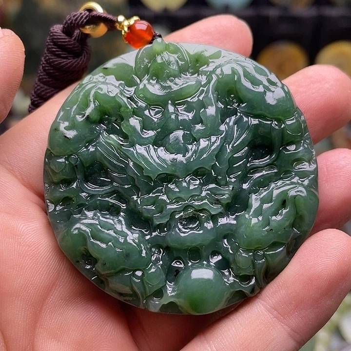 和田玉（碧玉）挂件未镶嵌❄****.