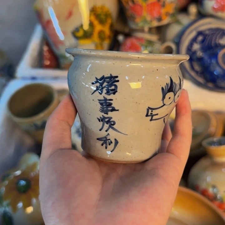 瓷片景德镇陶瓷手工手绘