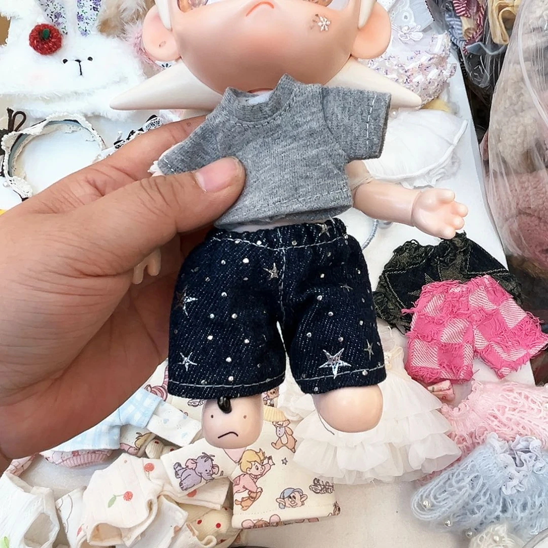 蓝色星星裤子新款裤子