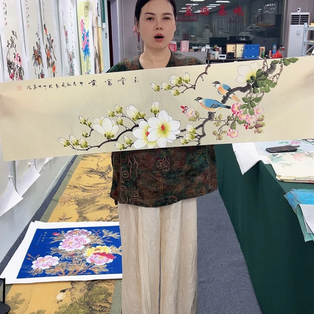 国画宣纸国画纯手绘作品