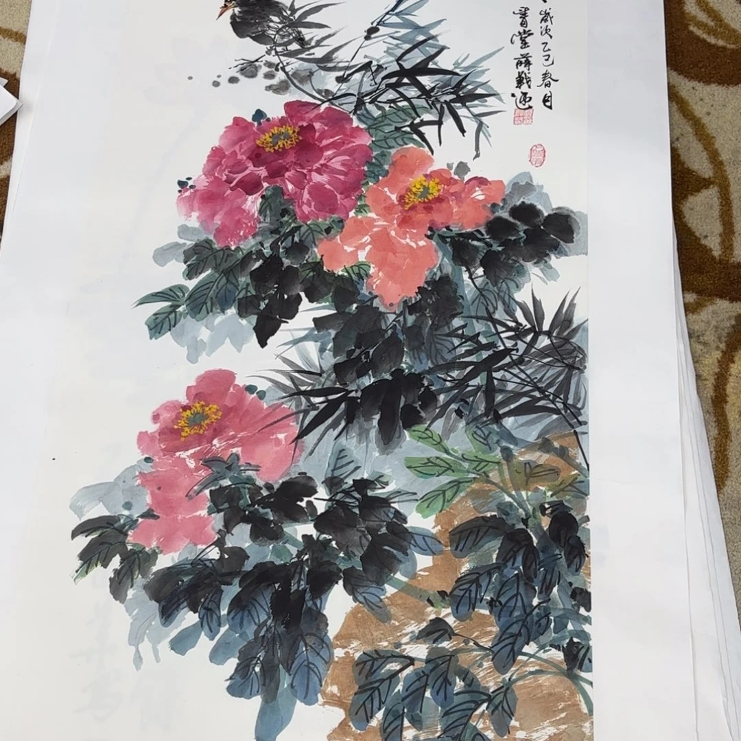 国画郭建华老师三尺刘