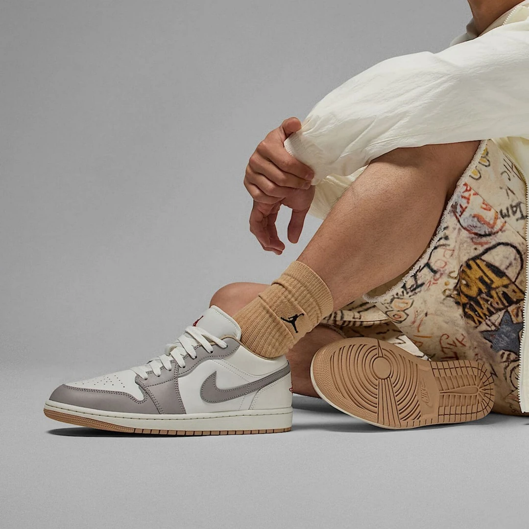 air Jordan 1 aj飞人男子运动休闲低帮复古板鞋 553558-169