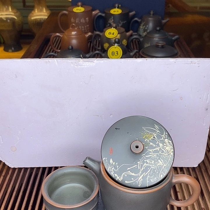 茶壶紫砂200cc14孔坭兴陶