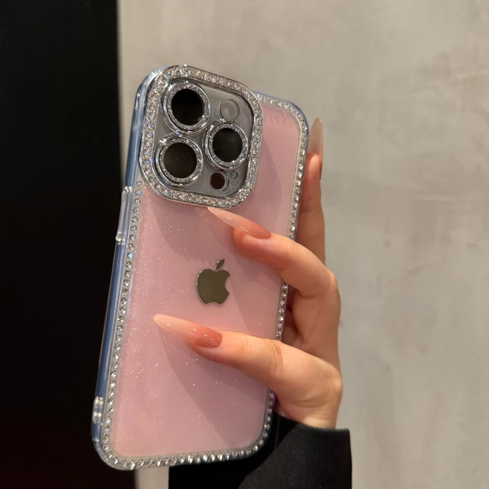 创意轻奢镶钻适用苹果16promax手机壳个性iPhone15高级14新款13女