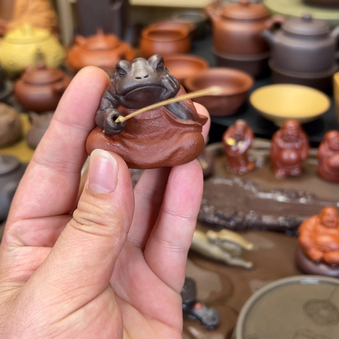 紫砂茶宠紫砂暗香 香插