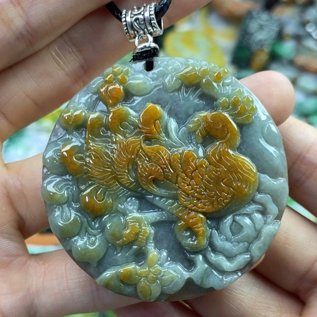 翡翠未镶嵌颈饰吊坠