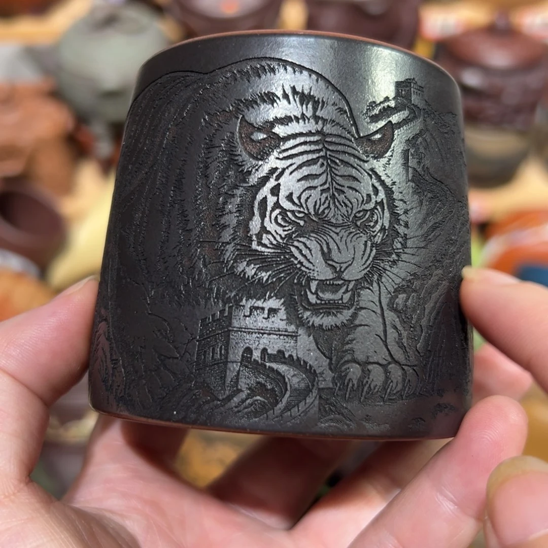 茶杯紫砂宜兴紫砂主人杯