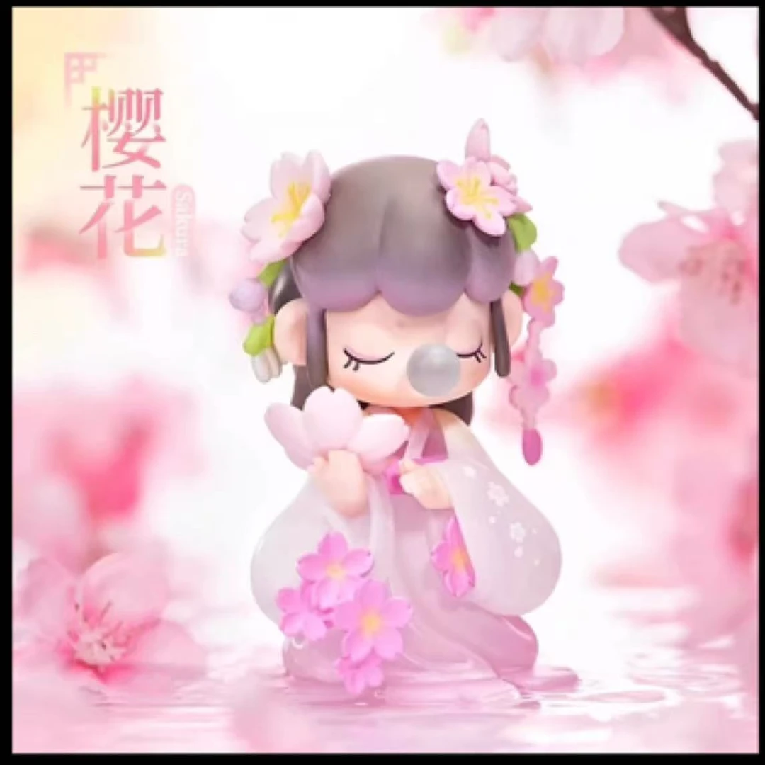 【兜兜默认拆盒】可爱若来花间集盲盒潮玩手办