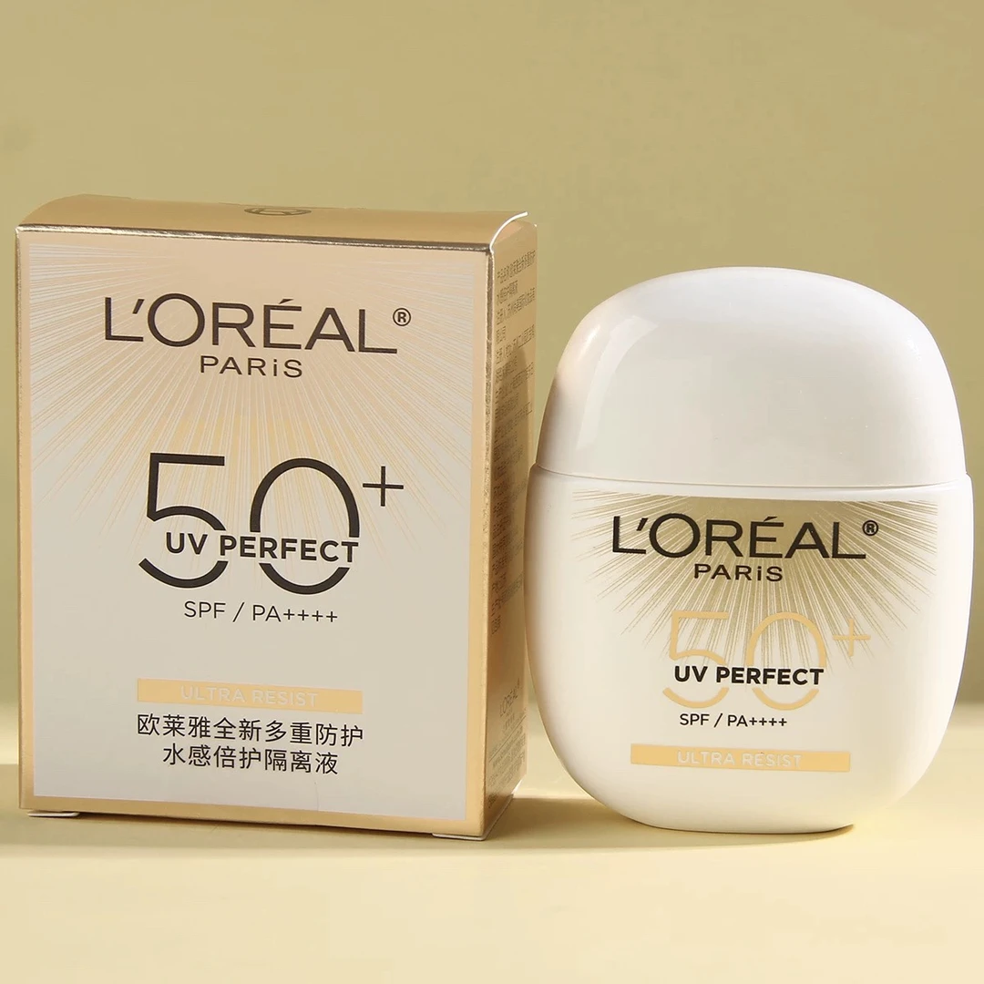 欧莱雅全新多重防护水感倍护隔离液SPF50+PA++++40ml野王防晒霜