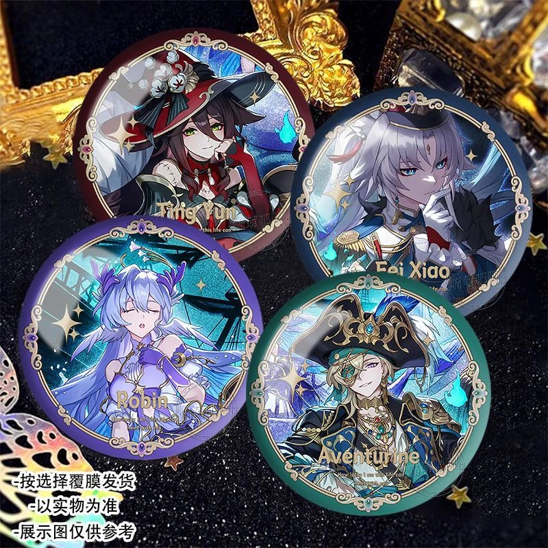 崩坏星穹铁道新春会贺图系列吧唧游戏周边自制马口铁徽章胸针