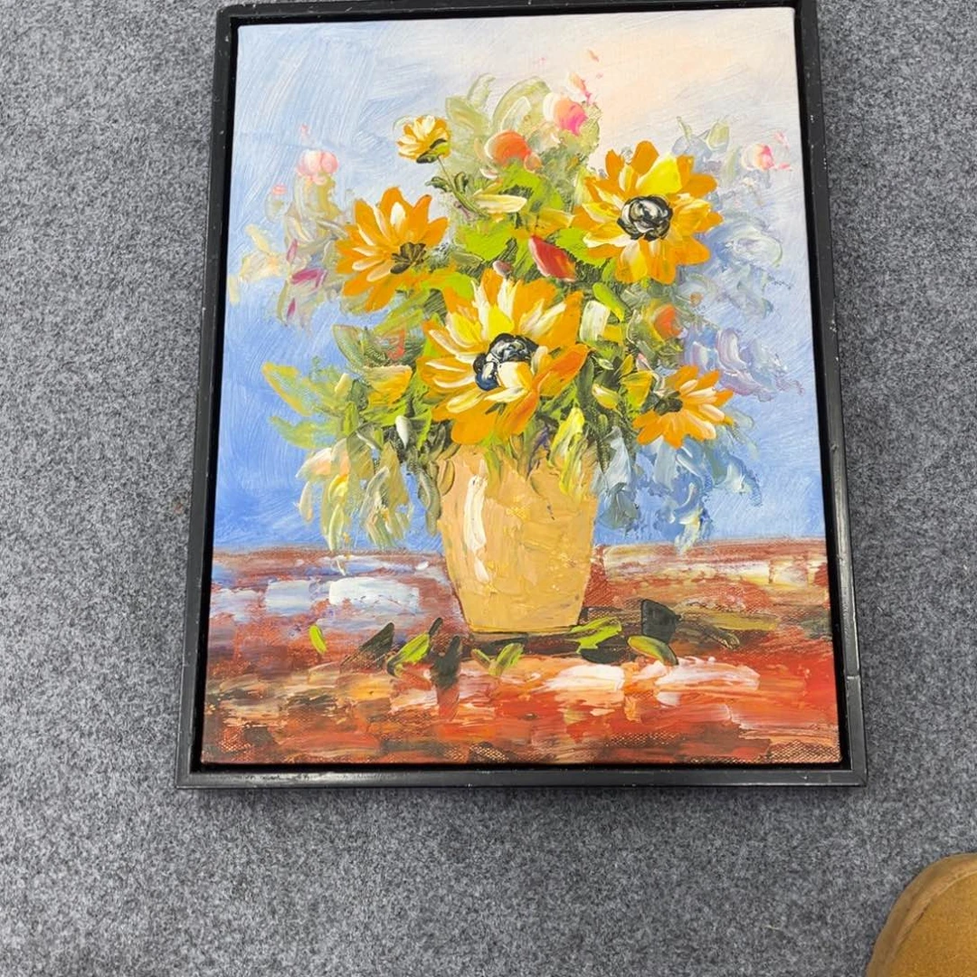 【闪购商品】油画花卉33/43带框-////