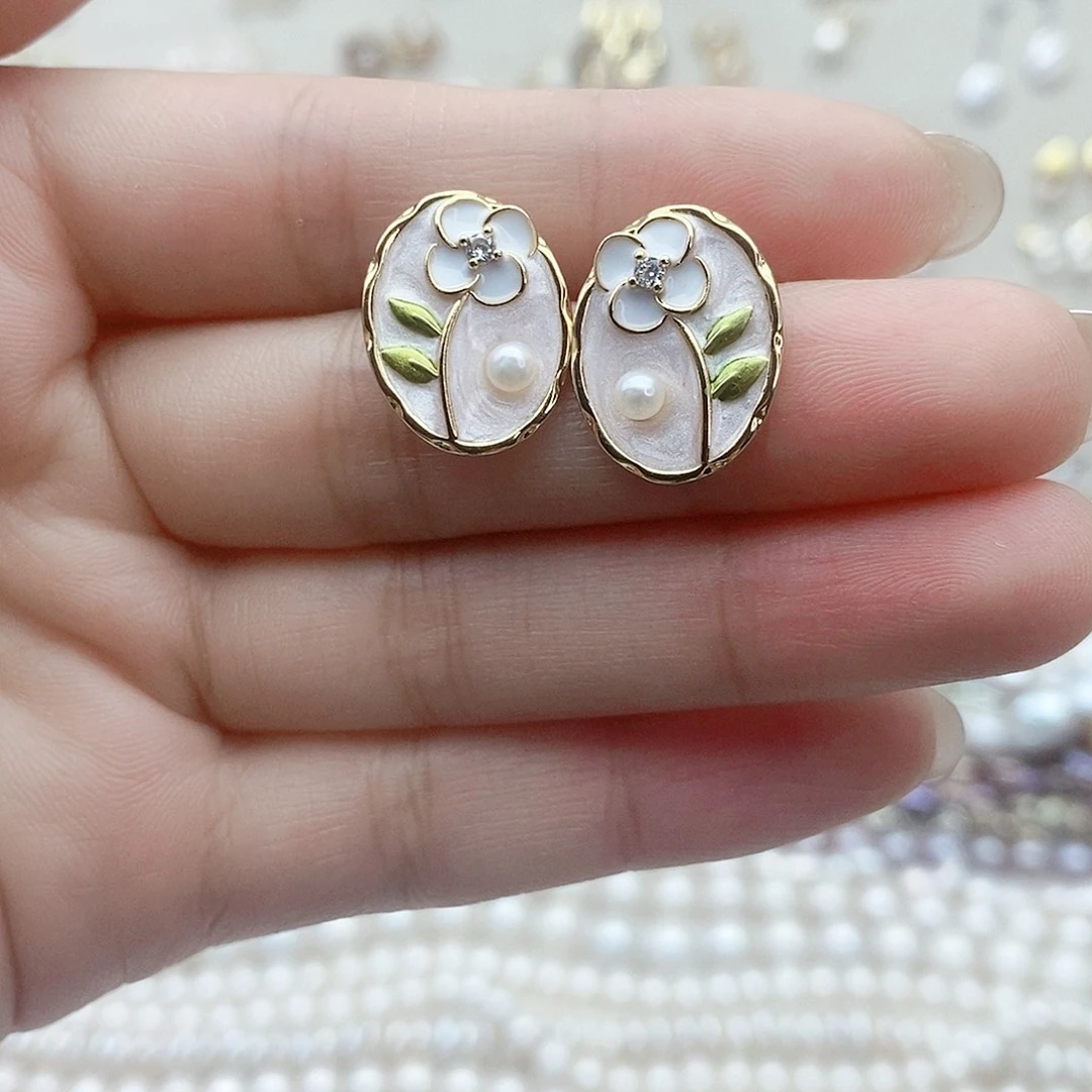 未镶嵌耳饰淡水珍珠