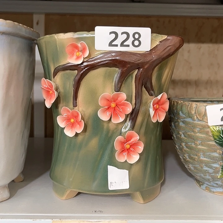 紫砂花盆粗陶材质多肉花盆