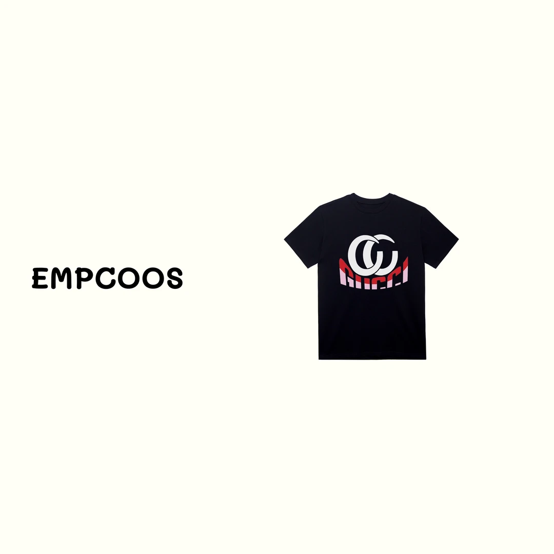 短袖圆领设计印花T恤夏季时尚透气---LT026