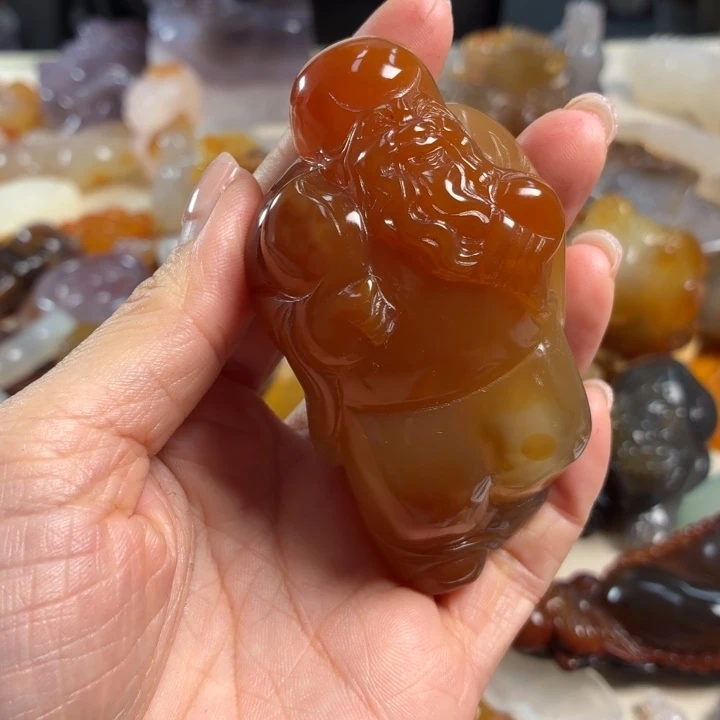 玛瑙/玉髓未镶嵌吊坠(不含链)