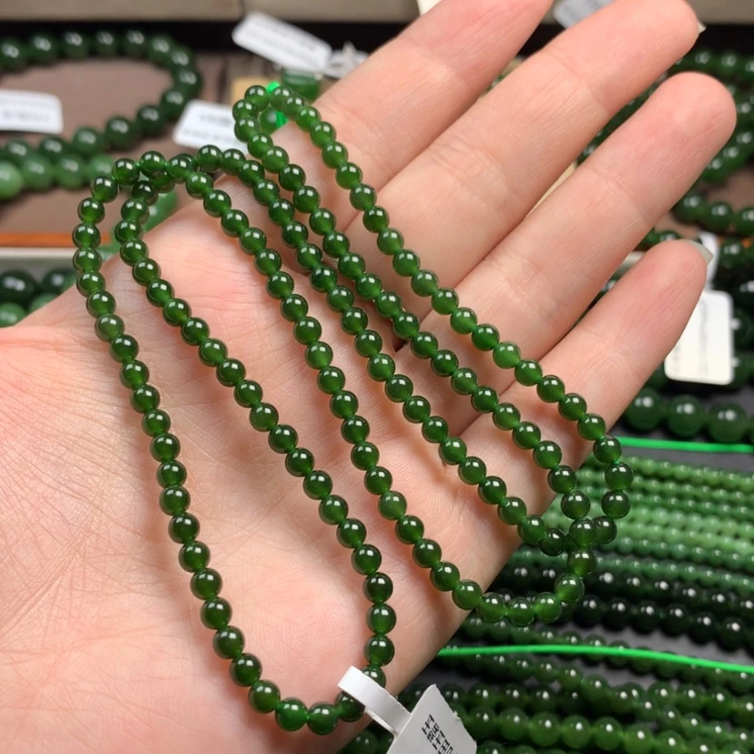 【闪购商品】和田玉（碧玉）颈饰未镶嵌4m