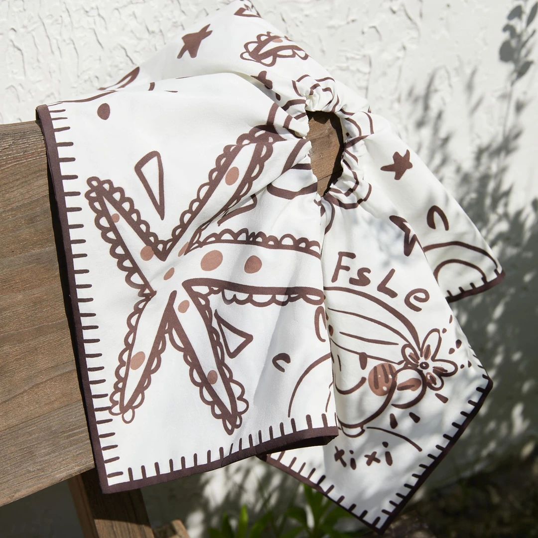 范思蓝恩原创设计女轻职风发绳发圈双面素款百搭少女25FS12860