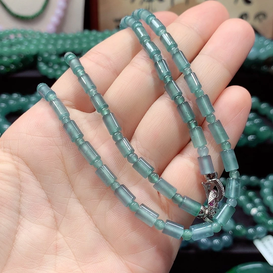翡翠未镶嵌手链卡6