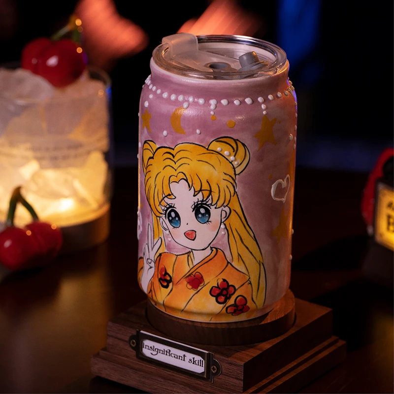 易拉罐随行杯 美少女款