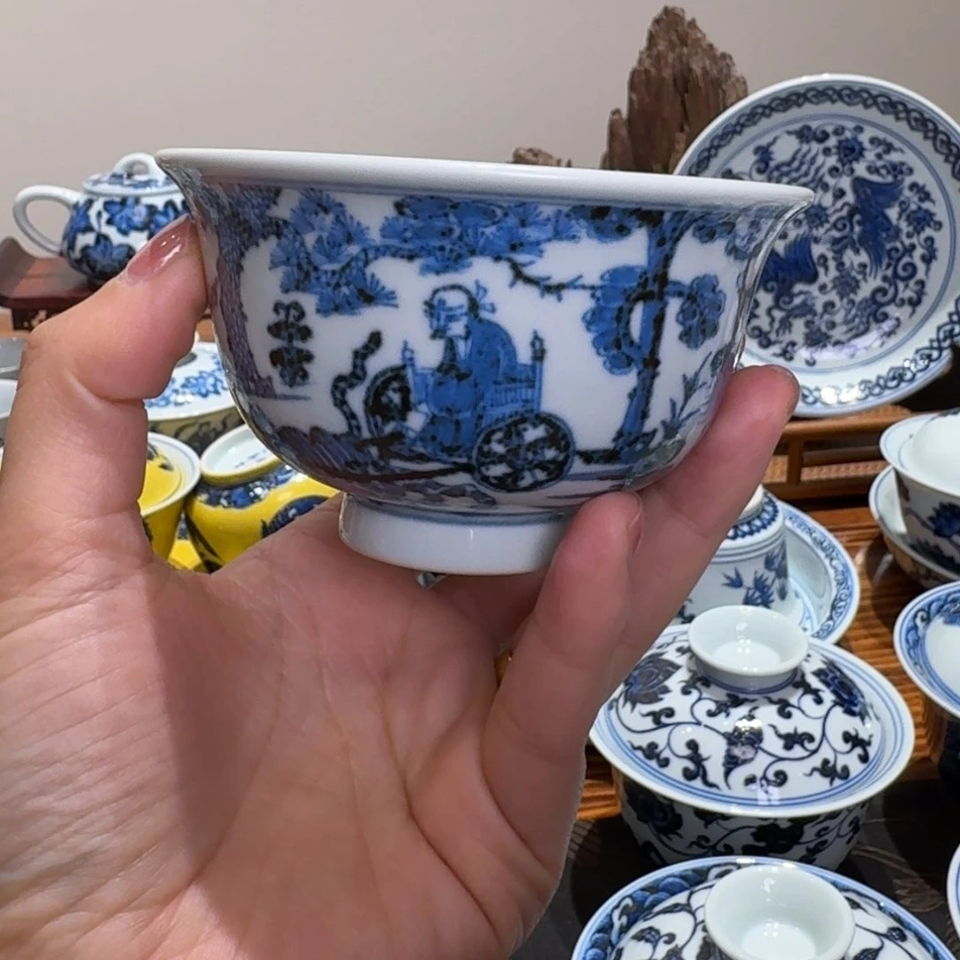 摆件景德镇雯华堂杯杯