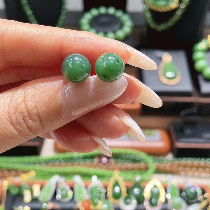 和田玉银S925镶嵌戒指