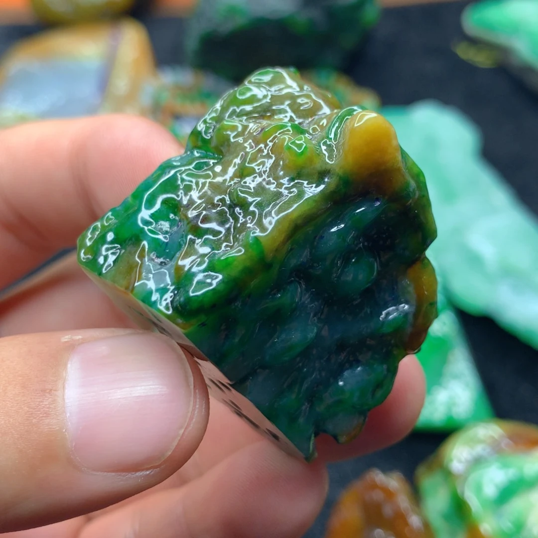 未镶嵌定制翡翠翡翠片料定制