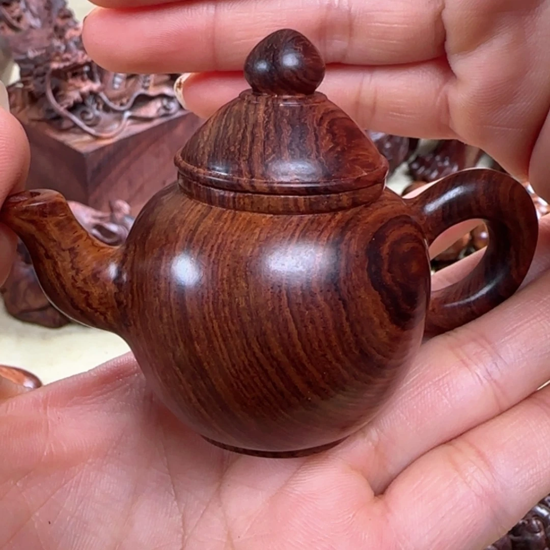 【闪购商品】黄花梨/降香黄檀把把壶 把玩件