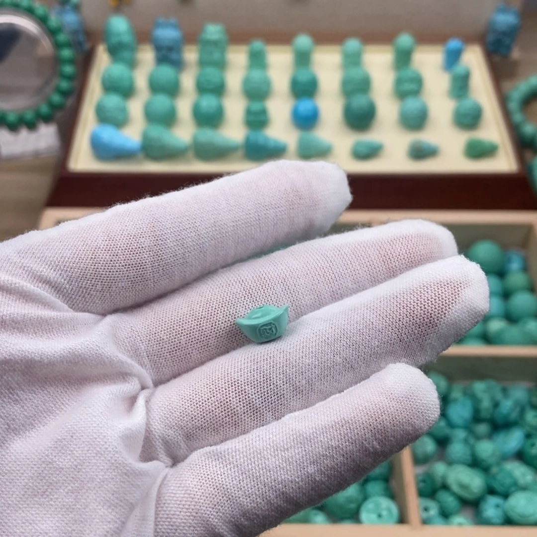 湖北精品雕刻元宝8mm