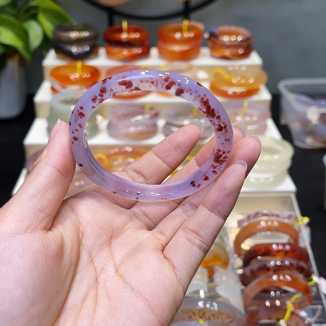 超***乖玛瑙/玉髓未镶嵌手镯