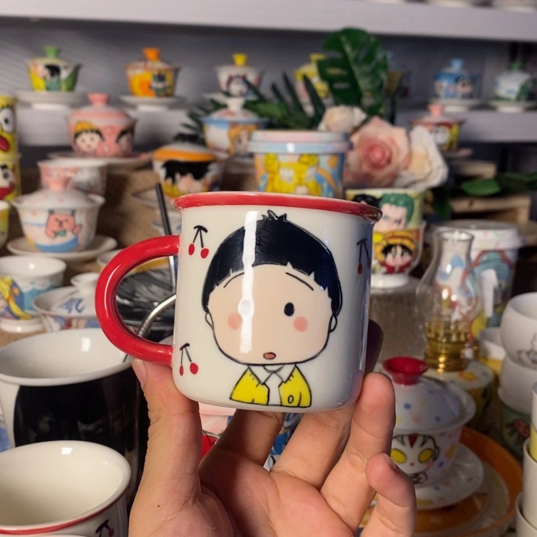 高温釉下彩手绘陶瓷
