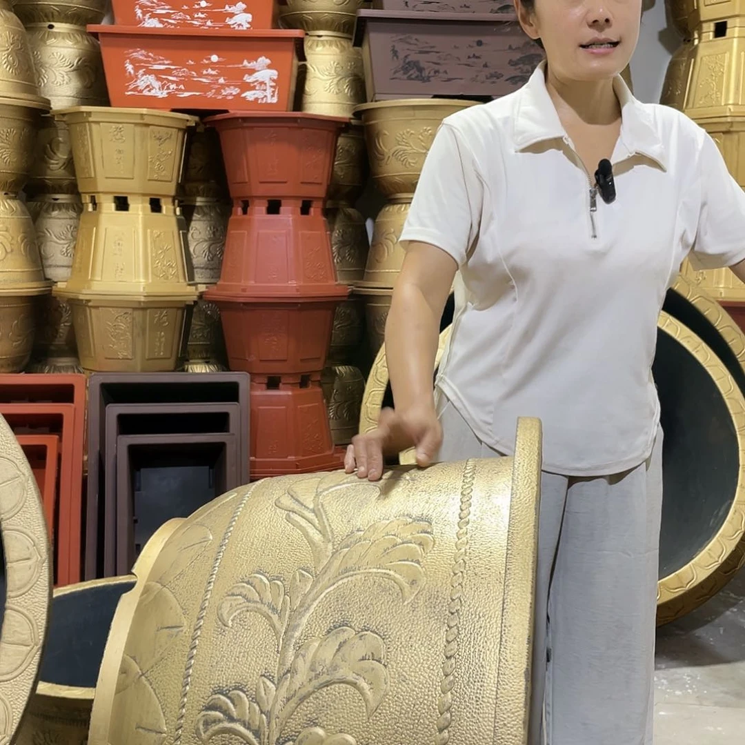 园盆古铜一米一个