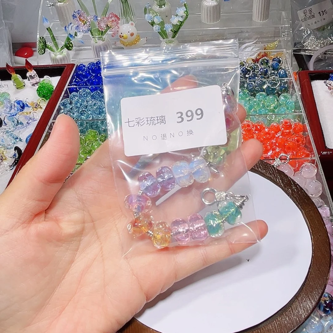 玻璃颈饰399串珠一套