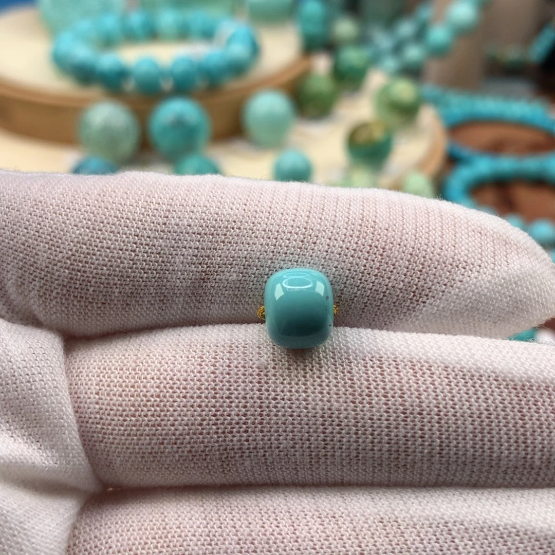 绿松石未镶嵌珠宝奇石8.7mm