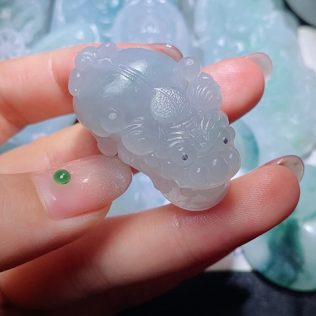 未镶嵌定制翡翠毛货付款后联系客服确认抛光