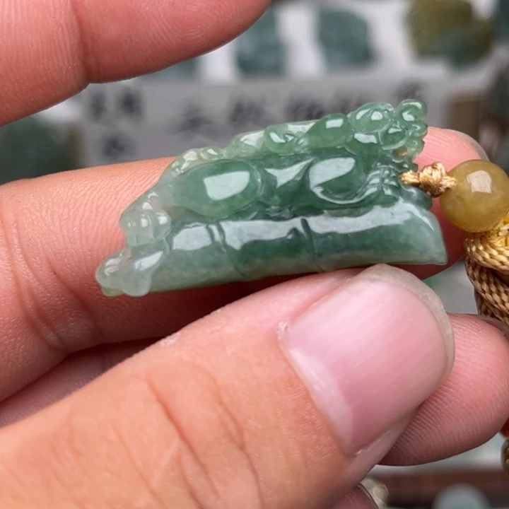 颈饰未镶嵌翡翠貔貅