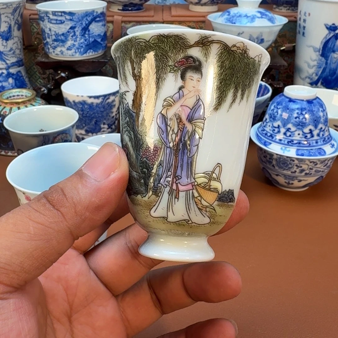 L***9杯子景德镇全手工手绘陶瓷