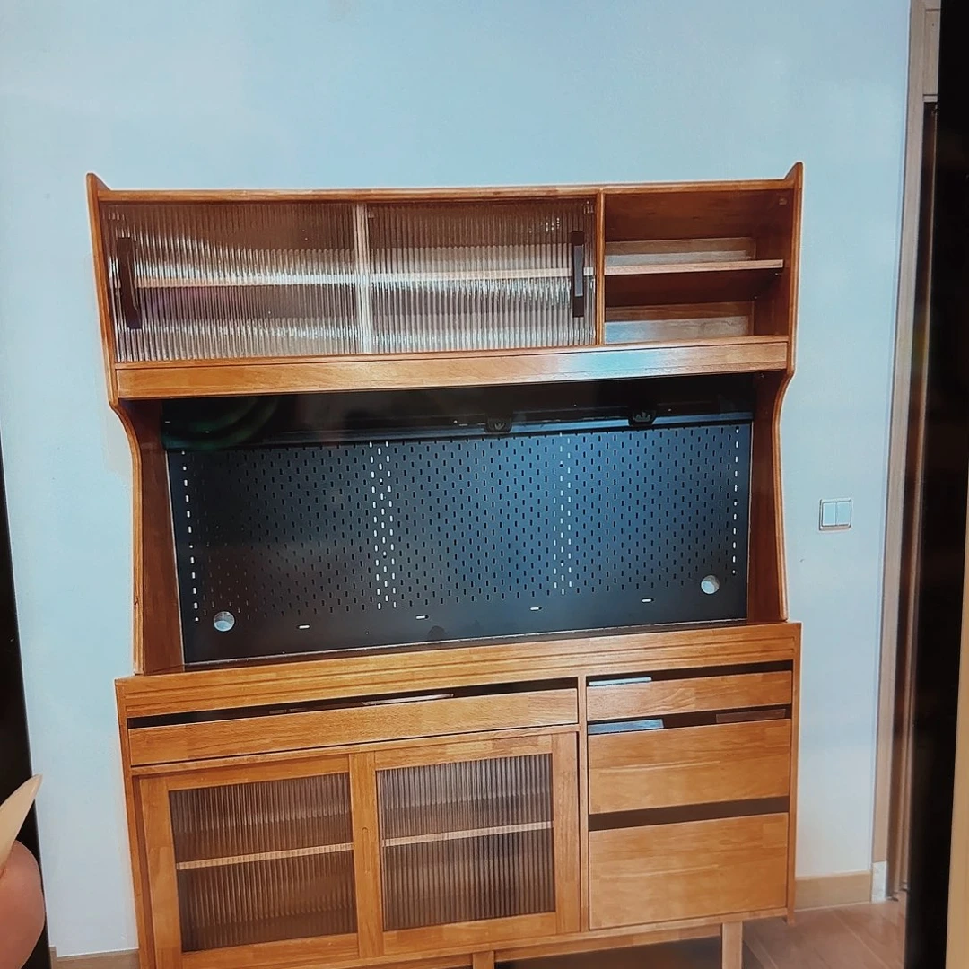 木（非红木类）乐趣150长餐边柜带洞洞板带电力轨道