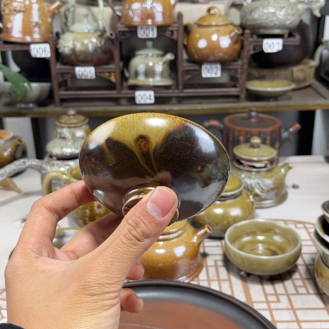 微瑕柴烧主人杯，古法传承裸坯柴烧体验款