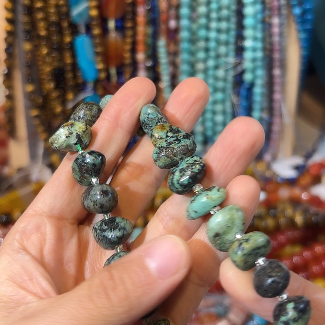 玛瑙/玉髓银S925镀金镶嵌珠宝半成品松石卡11-17一条