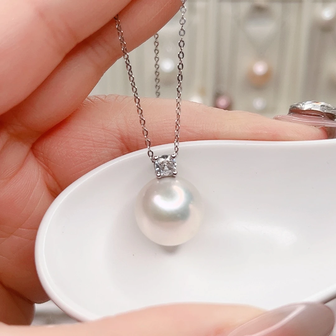 淡水珍珠吊坠(赠链)合金