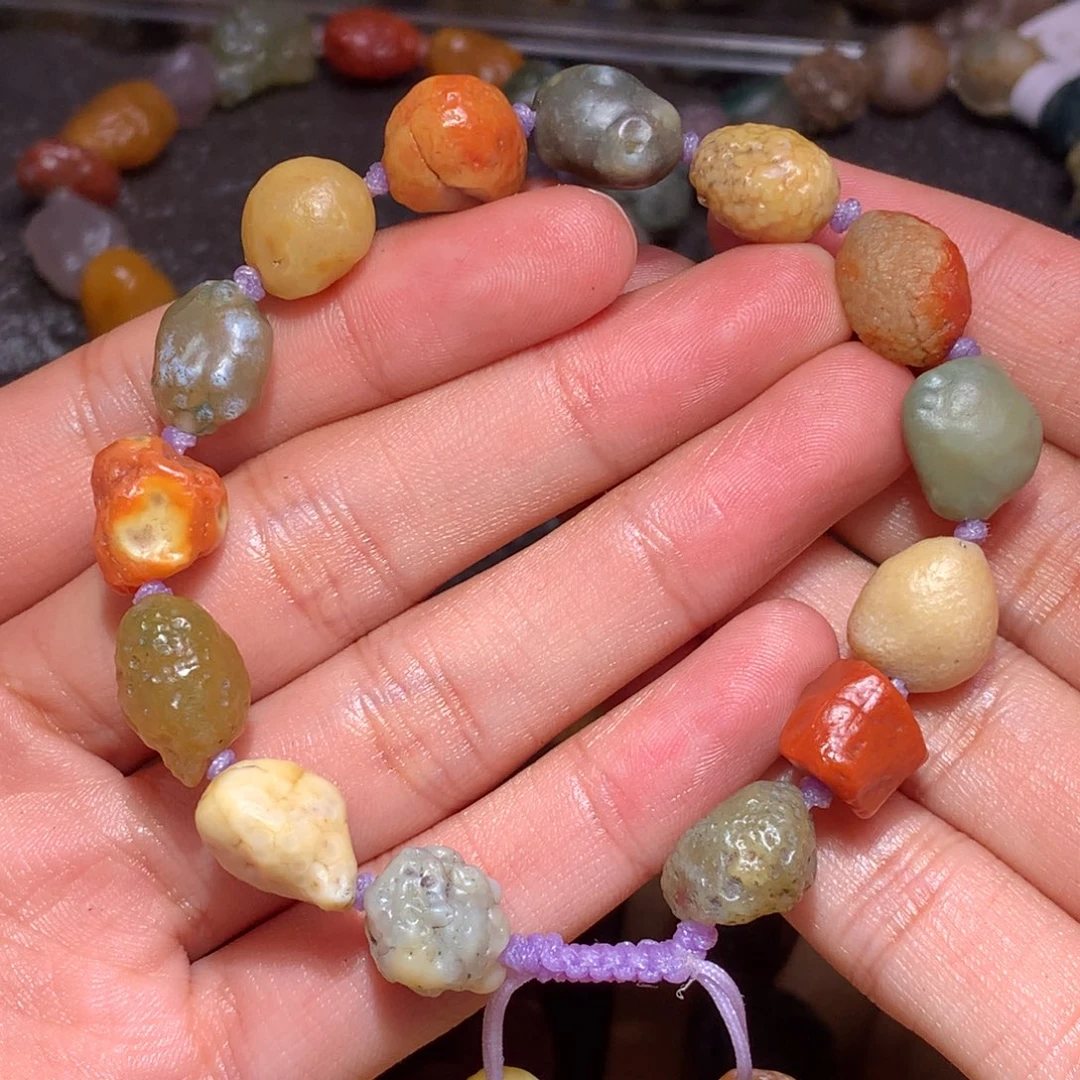 未镶嵌玛瑙/玉髓珠宝半成品