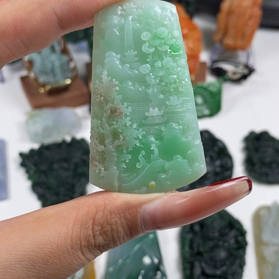 定制翡翠未镶嵌纯天然翡翠