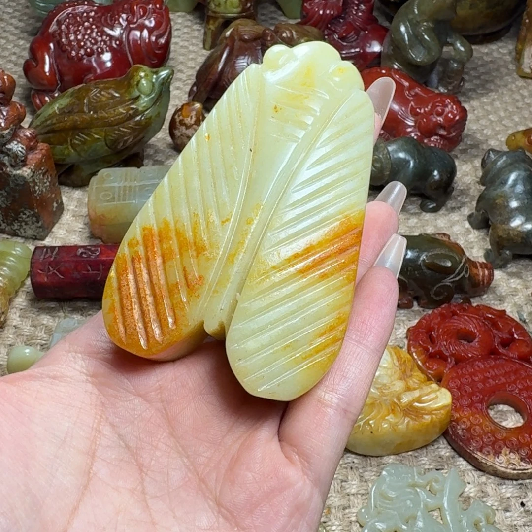 白玉菩提吊坠挂件