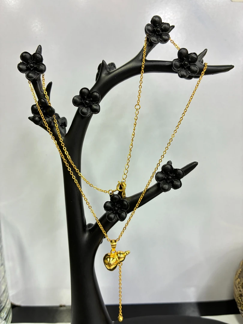 925银银制品 925流苏葫芦套链【小北质检】ZJH147Z15多样性发一