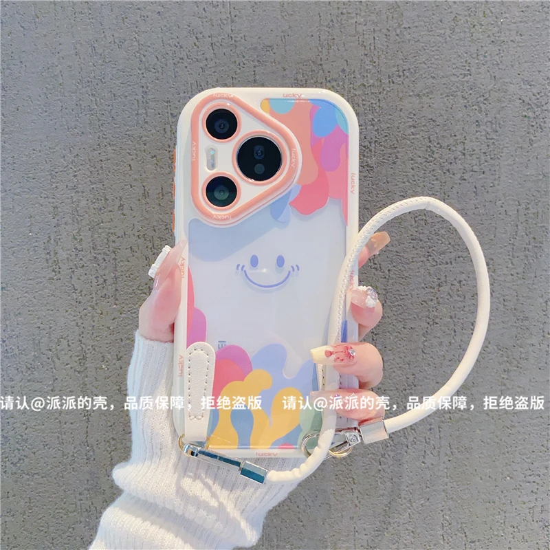 （华为P系列）奶油壳适用华为Pura70/华为P60/P50/P40/P30手机壳潮