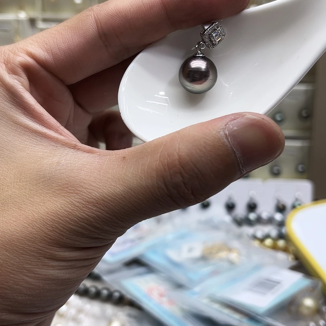 颈饰海水珍珠银S925镶嵌