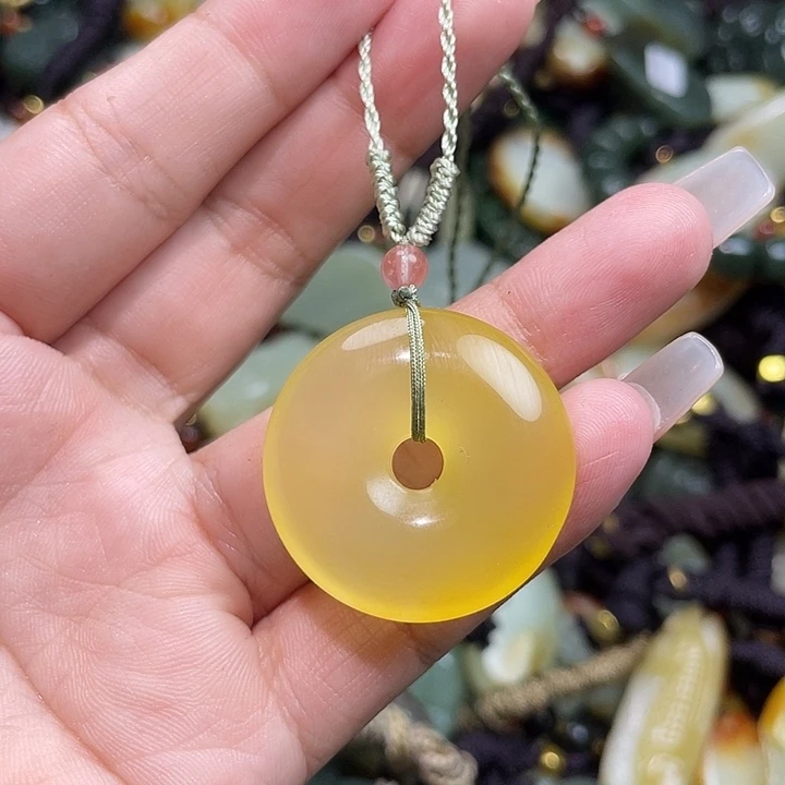 玛瑙/玉髓合金颈饰