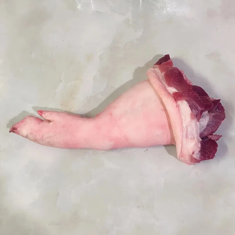 1-10号猪蹄 农家粮食土猪肉