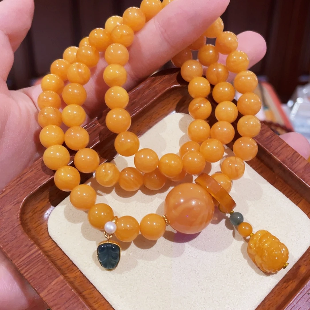 手链蜜蜡未镶嵌手串