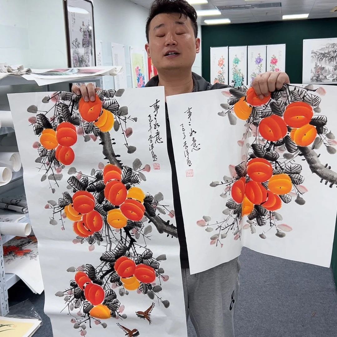 国画国画作品宣纸纯手绘